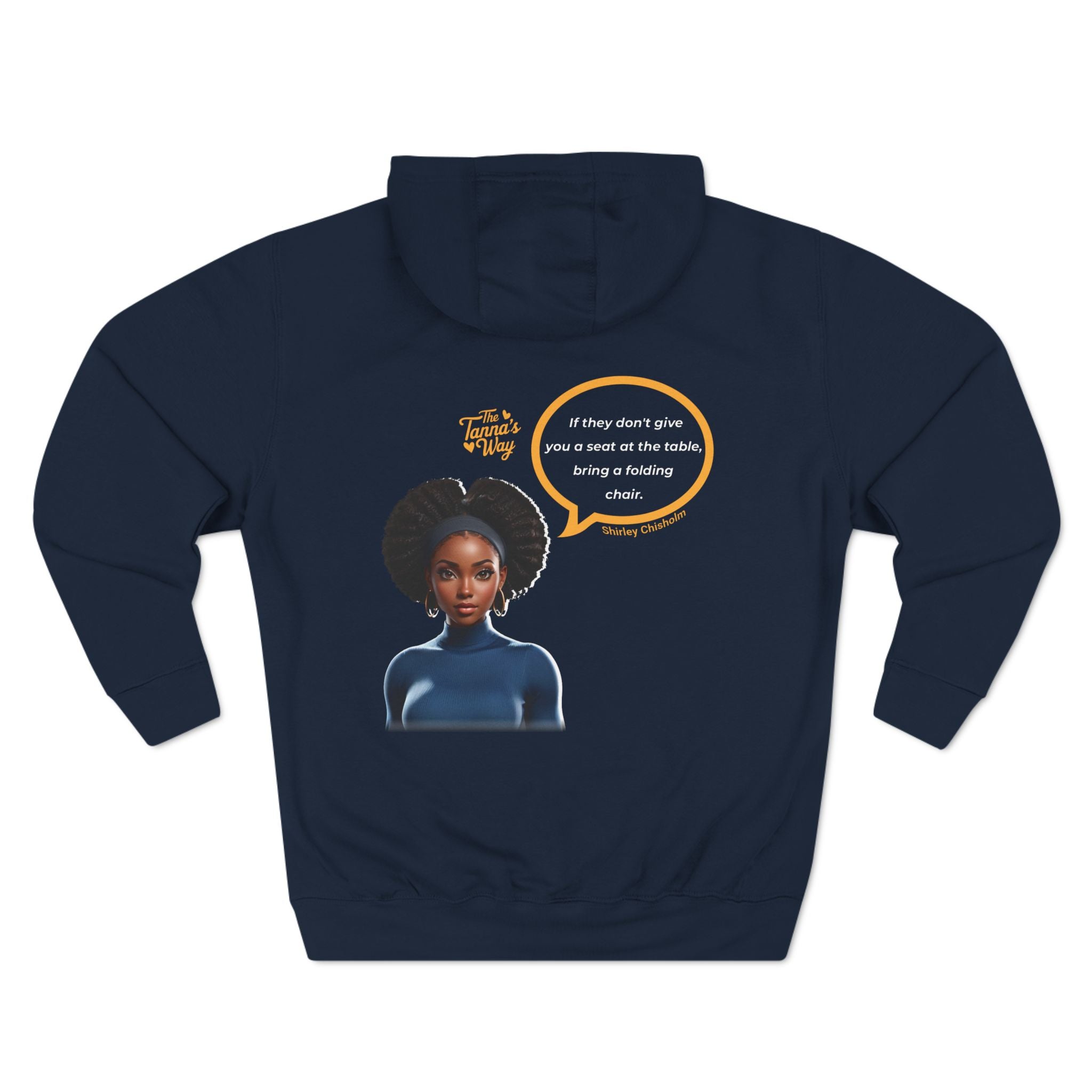 Shirley Chisholm 2 | Three-Panel Fleece Hoodie